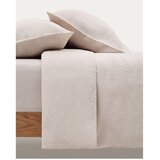 Kave Home Pamučna plahta smeđe-siva s gumom 180x200 cm Simmel – | shoptok.hr