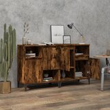  Komode 2 kom boja dimljenog hrasta 60x35x70cm konstruirano drvo | shoptok.hr