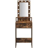  Toaletni stol Smeđa 50 x 41 x 140 cm Konstruirano drvo | shoptok.hr