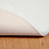  Faux Rabbit Fur Rug Olite Bijelo Ø 100 cm Poliester | shoptok.hr