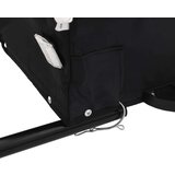 Prikolica za bicikl crno-crvena 45 kg željezna | shoptok.hr