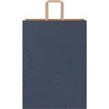  Papirnate vrećice 250 kom s ručkama plave 32x17x44 cm | shoptok.hr