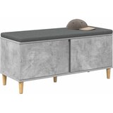  Klupa za hodnik s jastukom Betonsko Siva 100 x 38 x 46 cm | shoptok.hr