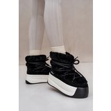 Big Star Women's Leather Snow Boots On Thick Sole With Fur | Shoptok.si