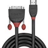 Lindy HDMI / DVI adapterski kabel HDMI-A utikač, DVI-D 18+1-polni utikač 2.00 m crna 36272 HDMI kabel Cijene