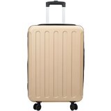 vidaXL Zložljivi kovček trde lupine 24"" Champagne 43x27x66 cm ABS | Shoptok.si