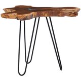 Maison Chic Klubska mizica - kavna mizica - Nizka mizica 70x45 cm trdna tikovina in poliestrska smola, (21753835) Cene