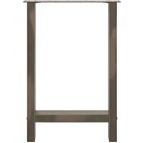  Noge za jedilno mizo iz naravnega jekla 2 kosa 50 x (72-73) cm jeklo, (5000044476) | Shoptok.si