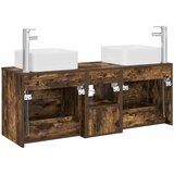  Set ormarića za kupaonicu 3 kom. Dimljeni hrast Smeđa 49,5 x 41 x 63 cm | shoptok.hr