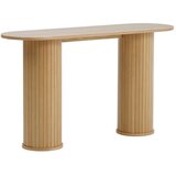 Unique Furniture Stranska mizica v naravni barvi 40x130 cm Nola – | Shoptok.si