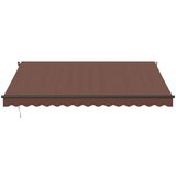 Tenda na automatsko uvlačenje smeđa 400 x 350 cm | shoptok.hr
