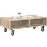  Stolić sa kotačima Sonoma hrast 90 x 50 x 30 cm | shoptok.hr