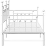 vidaXL Postelje in posteljne konstrukcije Bela Kovina 90 x 190 cm, (22053954) | Shoptok.si