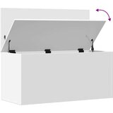  The Living Store Škatla za shranjevanje bela 100x42x46 cm inženirski les - Škatla Za Shranjevanje, (21485900) | Shoptok.si