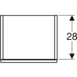 Geberit Ormarić Smyle Square 36x118x29,9 500.361.00.1
