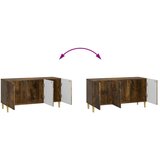 TV omarica Dimljen hrast 99 x 34,5 x 50 cm Inženirski les, (5000210509) | Shoptok.si