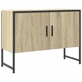  The Living Store Kopalniška omarica za umivalnik sonoma hrast 80x33x60cm inž les - Kopalniška Omarica Za Umivalnik, (21442650) | Shoptok.si