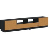  5-dijelni LED TV ormarić Crna Konstruirano drvo - Crna 100 cm | shoptok.hr