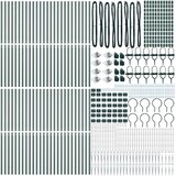  Stup za ogradu 52 pcs Siva 3,2 x 3,2 x 215 cm | shoptok.hr
