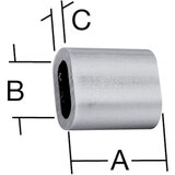  Stezaljka do 4 mm alu 6 kom. Cene