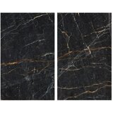 Allstar Poklopci za štednjake od kaljenog stakla u setu od 2 kom 52x30 cm Marble - Cijene