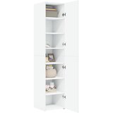  Visoka komoda bijela 40 x 42,5 x 185 cm od konstruiranog drva | shoptok.hr