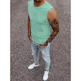 DStreet Mint RX4916 men's tank top without print | Shoptok.si