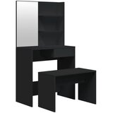  Set toaletnog stolića crni 74,5 x 40 x 141 cm | Eponuda.ba