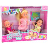  SET OF 3 MINI DOLLS BIRTHDAY PARTY BIRTHDAY DRESS 3 PCS. | shoptok.hr
