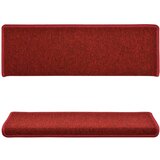  Tepisi za stepenice 15 kom 65x21x4 cm crveni | shoptok.hr