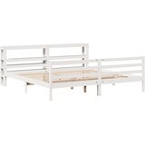 vidaXL Okvir kreveta bez madraca bijeli 180x200 cm od masivne borovine | shoptok.hr