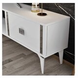 Hanah home tv polica doruk white silver | ePonuda.com