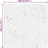  Tepih HUARTE kratkih vlakana meki i perivi antracit 200x200 cm | shoptok.hr