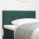  LED vzglavje z LED lučmi Geometrični Temno zelena 100 cm Žamet, (5000044031) Slike