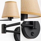 Brilagi Zidna lampa NUBILA 1xE27/15W/230V bež/crna | Eponuda.com