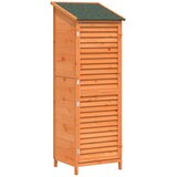 vidaXL Vrtno skladišče Rjava 59 x 56 x 176 cm Trdna smreka, (5000235361) Cene