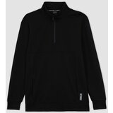 Defacto Fit Standard Fit Zippered Stand Collar Sweatshirt Cene