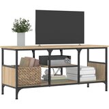 TV ormarić boja hrasta sonome 100x35x45 cm od drva i željeza | shoptok.hr