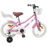 vidaXL Otroško Kolo 12 Palcev priporočeno za 2-4 leta Svetlo roza - - roza - 10.5 - 137 x 54 x 79 cm - 2025--v1 | Shoptok.si
