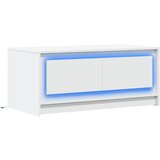  Stolić za kavu s LED svjetlima bijeli od konstruiranog drva | shoptok.hr