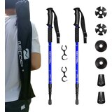 INF Zložljive pohodniške palice - 2 pak Blue, (21278807) | Shoptok.si