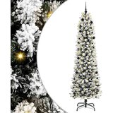  Umjetno božićno drvce s stalakom Zelena i bijela 240 cm | shoptok.hr