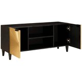 TV ormar Crna i zlatna 105 x 33 x 46 cm Konstruirano drvo | shoptok.hr