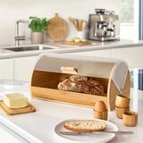 ZELLER Posoda za kruh 39x25x19cm / les, plastika, (5000199011) | Shoptok.si