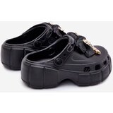 Boto Girls Foam Slippers With Bow And Decorations Black Selvana | ePonuda.com