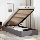 Maison Chic Otomanski Posteljni okvir - Enojna postelja - Postelja za odrasle brez vzmetnice siv 90x190 cm-J1963, (21771920) | Shoptok.si