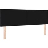  LED uzglavlje s gumbima Crno 72 cm Baršun | shoptok.hr