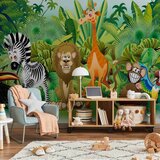 Artgeist Foto tapeta - Jungle Animals 100x70 Standard | shoptok.hr