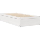  Okvir kreveta bez madraca bijeli 75 x 190 cm masivna borovina | shoptok.hr