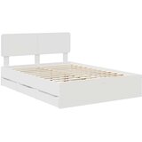  Krevetna konstrukcija Bijeli 140 x 190 cm Konstrukcijsko drvo | shoptok.hr